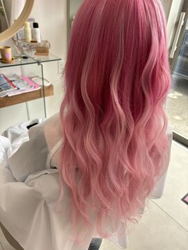 ウフフ(ufufu) ピンクデザインエクステ