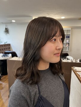 ヘアー ミュゼ 柱店(HAIR Musee) 透明感オリーブベージュ