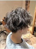 ソフトツイスパ/メンズパーマニュアンスデザインサーフカール