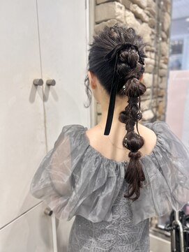 ディーボーイ 下通本店(D-BOY) お呼ばれヘア/同窓会ヘア/リボンアレンジ