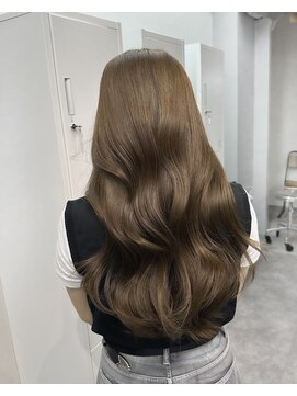 ヴェルダ 池袋店(verda) ブリーチなしダブルカラー　オリーブブラウン　Riko