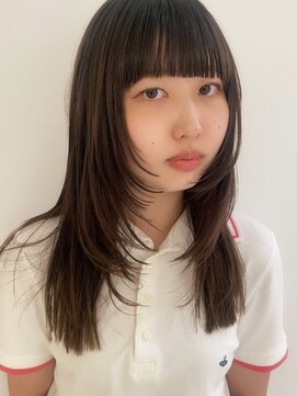 カット ドット 吉祥寺(cut.) 韓国風女神ヘア◎顔周りレイヤーロング