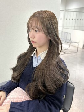 ユーフォリア 渋谷グランデ(Euphoria SHIBUYA GRANDE) ブリーチなしWカラー　ヘーゼルベージュ　ベージュカラー