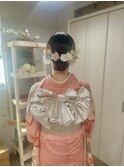【振袖ヘア】シニヨンアレンジ