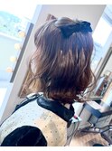 ハーフツインアレンジ★