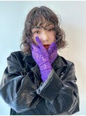 スパイラルボブパーマプードルパーマ黒髪ボブ