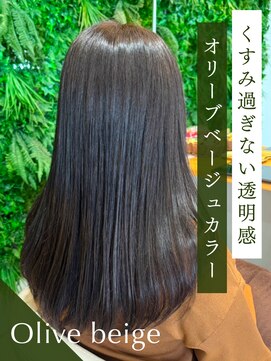 クレア 岡崎若松東店(CREA) くすみ過ぎない透明感オリーブベージュカラー