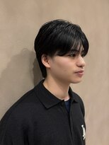 トゥルー 渋谷(TRUE)&nbsp;シースルーマッシュ/センターパート/マッシュウルフ/メンズ/渋谷