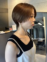 アンフェインド02(UNFEIGNED 02)&nbsp;マッシュショート/小顔に見せるヘア/ココアベージュ/伏見/栄