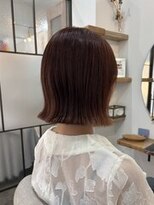 シアアルン 新小岩店(SHEER alun)&nbsp;ピンク/切りっぱなしボブ