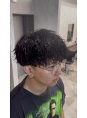 【KAZUKI】縦落ちツイストパーマ