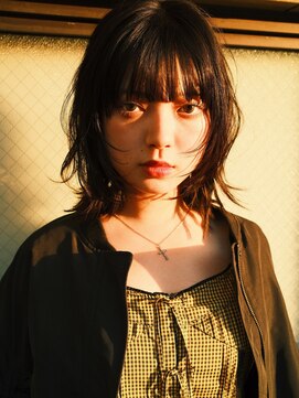 パーク(PAAQ) レイヤーボブ /ウルフボブ /黒髪