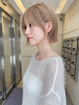 ガーデン 渋谷(GARDEN) 小顔大人ボブ暗めカラーミディアムデザインカラー