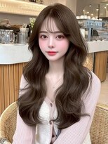 クイーン バイ ノイズ 西院(QUEEN by noism)&nbsp;ナチュラルレイヤートレンドカラー韓国風シースルーバング