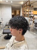 波巻きパーマ波巻きツイストスパイラルパーマメンズウルフ春日井