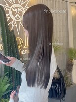 ヘアプレイスソル (HAIR PLACE SoL)&nbsp;透明感オリーブベージュ/艶髪/髪質改善/ストレート