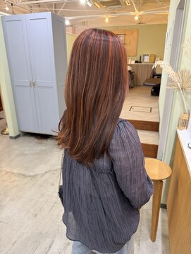 キュオンシア(CUEON. ciea) highlight（orange color）