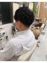 ベルシス(Bellexsis)&nbsp;刈り上げマッシュ/メンズショート/ツイスパ/メンズパーマ