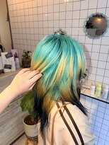 ヘアー アレス(hair ales)&nbsp;デザインカラー グラデーションカラー ルーツカラー
