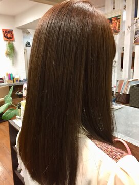 アオ(hair studio ao) ストレート