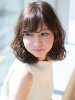 ノブヘアデザイン 杉田店(NOB hairdesign) 〈NOB杉田店〉Aラインボブショートパーマ前髪 ブランジュ カット