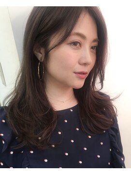 ノラ ヘアーサロン(NORA HAIR SALON) ERI★大井智保子ちゃん超簡単1分スタイリング◎ゆるふわデジパー