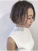 津賀雅也 小顔丸みショート 毛束感のカワイイカット