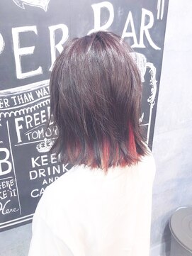 ルーツ(Root) お客様スタイル　インナーカラー