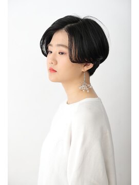 オーガニック ライフ 若葉 鶴ヶ島(organic+life) ハンサムショート×黒髪×ヘッドスパ×トリートメント×若葉