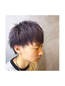 ヘアサロンエム 川越(HAIR SALON M) 外ハネボブ/アッシュブラウン/ネオウルフ/デザインカラー