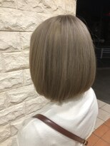 ブランシェ神領店 ブリーチ1回☆透明感ミルクティーボブ☆《高橋》