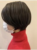 モノグレージュボブ