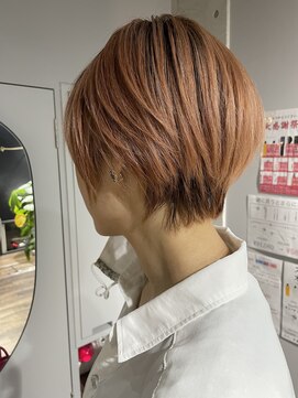 リバレッジ 白金(Leverage) ピンクベージュシャギーショート 30代40代【白金/目黒】担当濱口