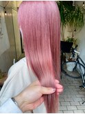 艶髪ロングピンク★