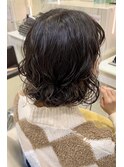 くるくるボブパーマ