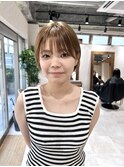 【ADORE横浜】マッシュショート×ブリーチカラー