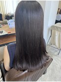 酸性ストレート　ストレート　ロング　ダメージレス　担当阿知波