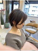 ☆骨格矯正ショートボブでアイロン入らずスタイル