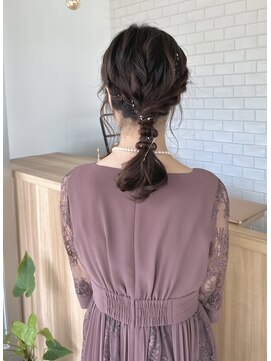 ヒトノワ(Hito.nowa) 【お呼ばれセット】ポニーテールアレンジ