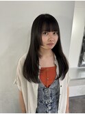 姫カットロングレイヤー