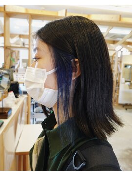 カノエ 松江東津田店(canoe) インナーカラー/ブルー