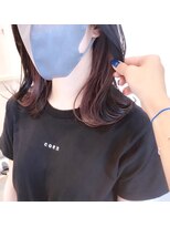 リン モアナバイヘッドライト 武蔵小杉2号店(lynn Moana by HEADLIGHT) Moana【武蔵小杉】#インナーカラー#ピンクブラウン#大人可愛い