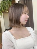 切りっぱなしボブ