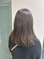 ヘアサロン ナノ(hair salon nano)&nbsp;ミディアムヘア/外ハネ/レイヤーカット/髪質改善/ラベンダー