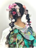 振袖ヘアセット【品川/ヘアセット】