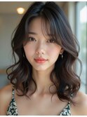 韓国くびれヘア_調布ワイドバング外ハネボブ美髪のススメ