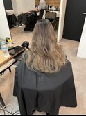 海外ヘアベージュバレイヤージュ