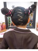 キッズヘアセット