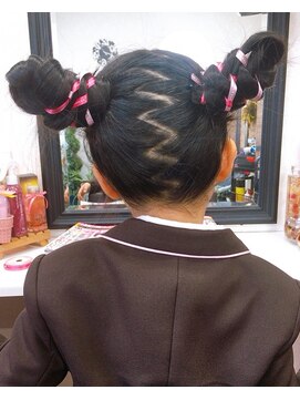 蘭美容室 キッズヘアセット