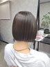 【ボブスタイル限定】カット+ナチュラルストレート《縮毛矯正》￥19800
